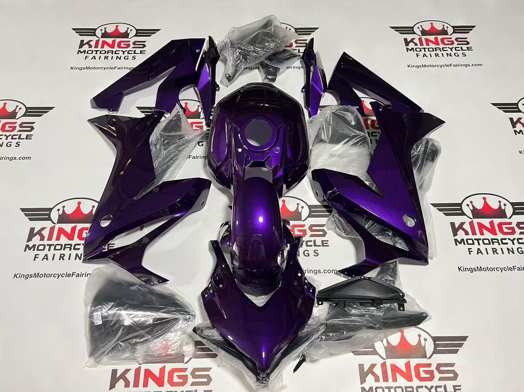 Honda CBR650R Fairings (2021-2023) All Purple at KingsMotorcycleFairings.com