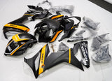 Honda CBR650R Fairings (2021-2023) Matte Black, Dark Yellow, White at KingsMotorcycleFairings.com