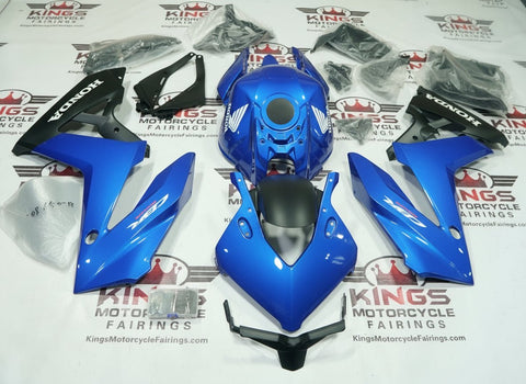 Honda CBR650R Fairings (2024-2025) Blue, Matte Black at KingsMotorcycleFairings.com