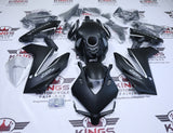 Honda CBR650R Fairings (2024-2025) Matte Black, Gray, White Stripe at KingsMotorcycleFairings.com