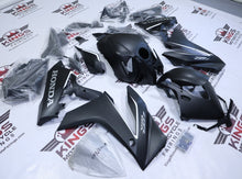 Honda CBR650R Fairings (2024-2025) Matte Black, Gray, White Stripe from KingsMotorcycleFairings.com