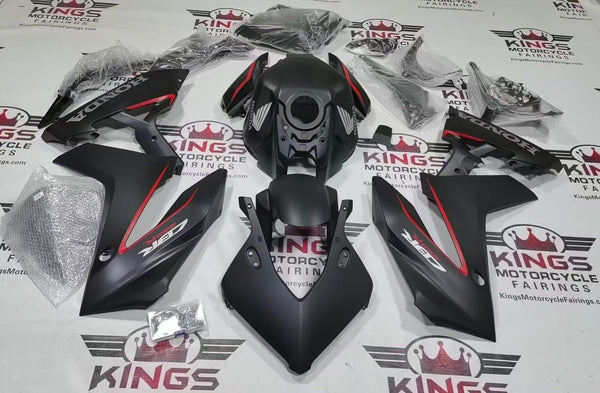 Honda CBR650R Fairings (2024-2025) Matte Black, Red, Gray at KingsMotorcycleFairings.com