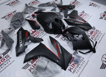 Honda CBR650R Fairings (2024-2025) Matte Black, Red, Gray from KingsMotorcycleFairings.com
