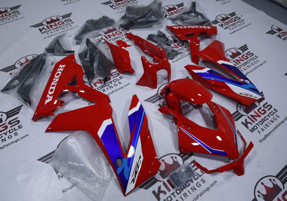 Honda CBR650R Fairing Kit (2024-2025) Red, Blue, White at KingsMotorcycleFairings.com