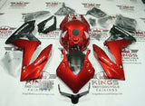 Honda CBR650R Fairings (2024-2025) Red, Matte Black at KingsMotorcycleFairings.com