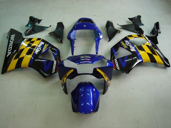 Honda CBR900 Fairings (2002-2003) Blue, Yellow Movistar at KingsMotorcycleFairings.com