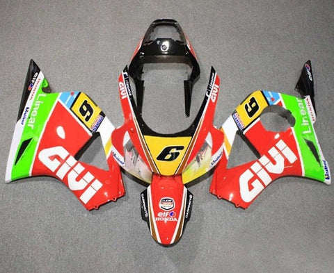 Honda CBR900 Fairings (2002-2003) Red Givi at KingsMotorcycleFairings.com