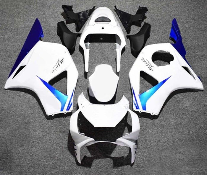 Honda CBR900 Fairings (2002-2003) White, Blue at KingsMotorcycleFairings.com