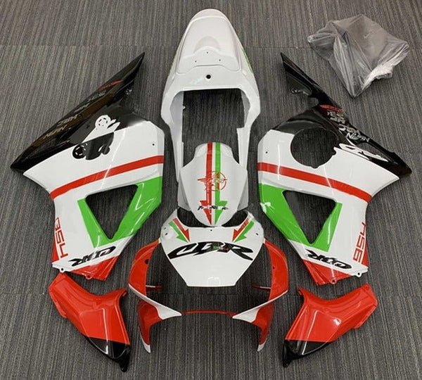 Honda CBR900 Fairings (2002-2003) White, Red, Green at KingsMotorcycleFairings.com