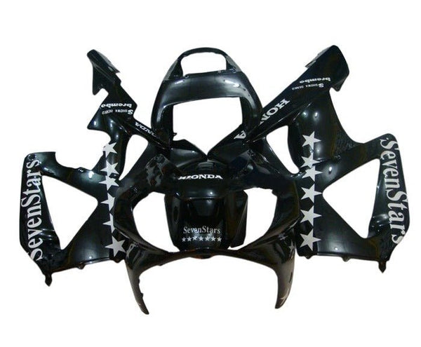 Honda CBR900RR 929 Fairings (2000-2001) Black Seven Stars at KingsMotorcycleFairings.com
