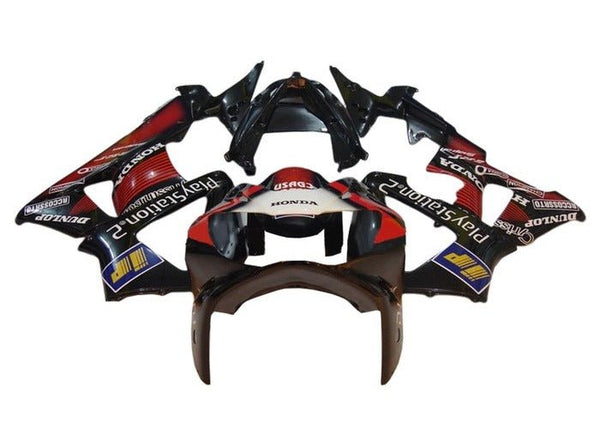 Honda CBR900RR 929 Fairings (2000-2001) Black, Red, PlayStation at KingsMotorcycleFairings.com