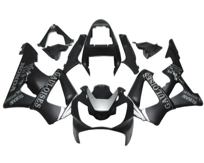 Honda CBR900RR 929 Fairings (2000-2001) Matte Black, Matte Silver at KingsMotorcycleFairings.com