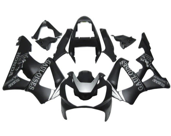 Honda CBR900RR 929 Fairings (2000-2001) Matte Black, Matte Silver at KingsMotorcycleFairings.com
