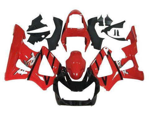 Honda CBR900RR 929 Fairings (2000-2001) Red, Black Stripes at KingsMotorcycleFairings.com