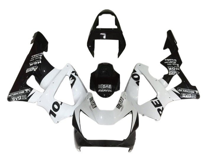 Honda CBR900RR 929 Fairings (2000-2001) White, Black Repsol at KingsMotorcycleFairings.com