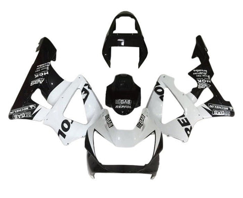 Honda CBR900RR 929 Fairings (2000-2001) White, Black Repsol at KingsMotorcycleFairings.com