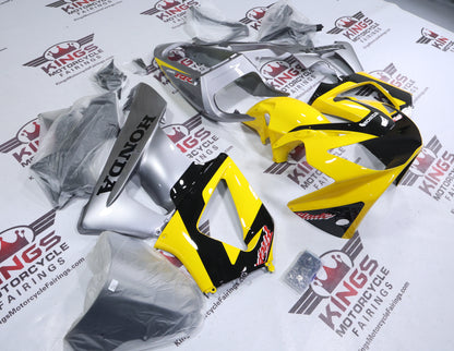 Honda CBR900RR 929 Fairings (2000-2001) Yellow, Black, Silver, Red at KingsMotorcycleFairings.com