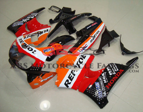 Honda CBR900RR Fairings (1994-1995) Orange, White, Red Repsol at KingsMotorcycleFairings.com