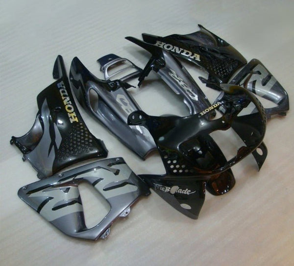 Honda CBR 900RR Fairings (1996-1997) Black, Gray at KingsMotorcycleFairings.com