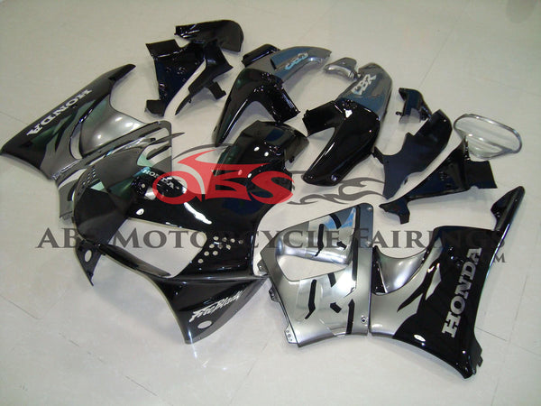 Honda CBR900RR Fairings (1998-1999) Black, Gray, Chrome at KingsMotorcycleFairings.com