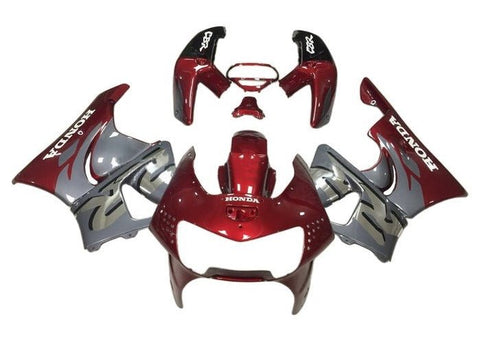 Honda CBR900RR Fairings (1998-1999) Dark Red, Gray at KingsMotorcycleFairings.com