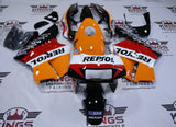 Honda NSR250R MC21 Fairings (1990-1993) Orange Repsol at KingsMotorcycleFairings.com