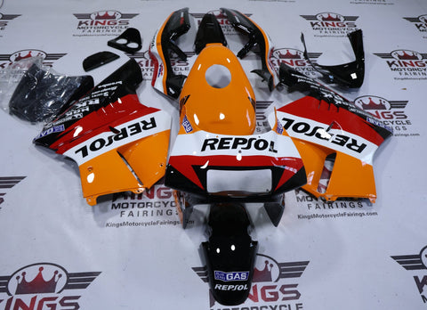 Honda NSR250R MC21 Fairings (1990-1993) Orange Repsol at KingsMotorcycleFairings.com