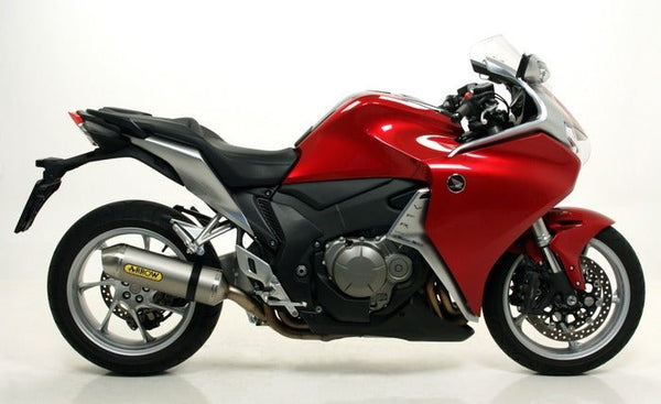 Honda VFR1200 Fairings (2010-2013) Red, Silver at KingsMotorcycleFairings.com