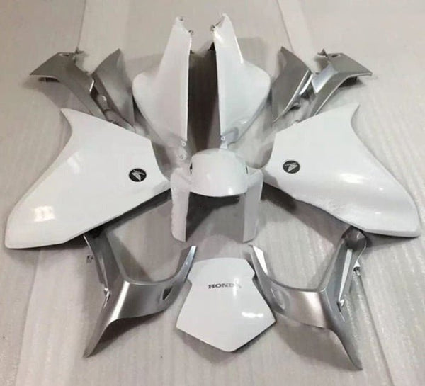 Honda VFR1200 Fairings (2010-2013) White, Silver at KingsMotorcycleFairings.com
