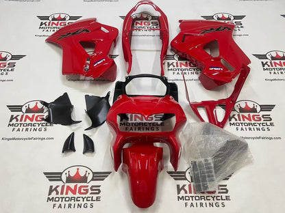 Honda VFR800 Fairing Set (1998-2001) Red, Black, White at KingsMotorcycleFairings.com