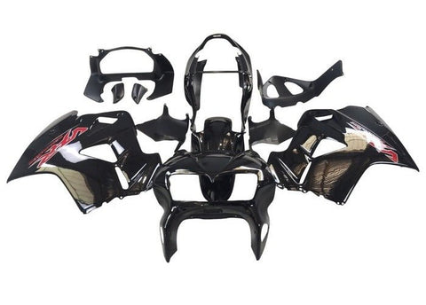 Honda VFR800 Fairings (1998-2001) Black, Red at KingsMotorcycleFairings.com