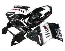 Honda VFR800 Fairings (1998-2001) Black, White West at KingsMotorcycleFairings.com