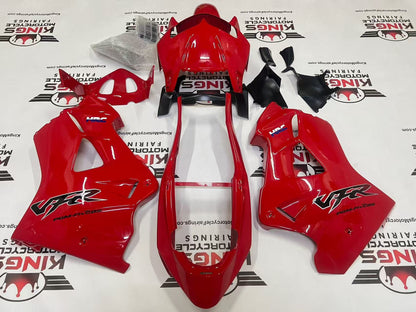 Honda VFR800 Fairings (1998-2001) Red, Black, White at KingsMotorcycleFairings.com