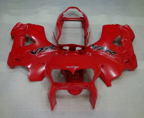 Honda VFR800 Fairings (1998-2001) Red, Black at KingsMotorcycleFairings.com