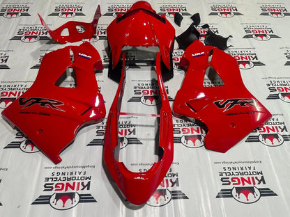 Honda VFR800 Fairings (1998-2001) Red from KingsMotorcycleFairings.com