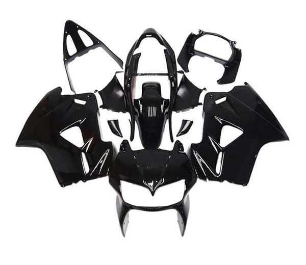 Honda VFR800 Fairings (2002-2013) All Black at KingsMotorcycleFairings.com