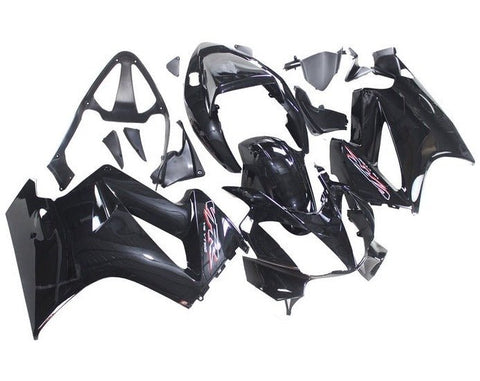 Honda VFR800 Fairings (2002-2013) Black, White, Red at KingsMotorcycleFairings.com