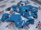 Honda VFR800 Fairings (2002-2013) Blue Nardo, White from KingsMotorcycleFairings.com