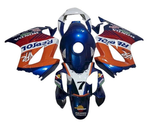 Honda VFR800 Fairings (2002-2013) Blue, Orange, Repsol at KingsMotorcycleFairings.com