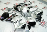 Honda VFR800 Fairing Kit (2002-2013) Silver Repsol at KingsMotorcycleFairings.com