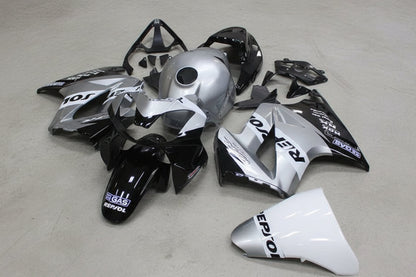 Honda VFR800 Fairings (2002-2013) Silver, Black, White Repsol at KingsMotorcycleFairings.com
