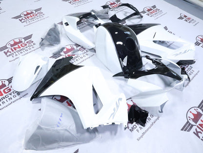 Honda VFR800 Fairings (2002-2013) White, Black, Gray from KingsMotorcycleFairings.com