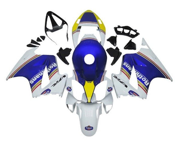 Honda VFR800 Fairings (2002-2013) White, Blue Rothmans at KingsMotorcycleFairings.com