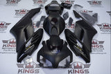Honda CBR1000RR Fairings (2004-2005) Matte Black, Black Wings from KingsMotorcycleFairings.com