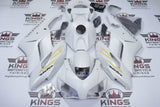 Honda CBR1000RR Fairings (2004-2005) Matte White, Yellow from KingsMotorcycleFairings.com