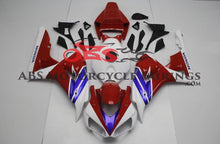 Honda CBR1000RR Fairings (2006-2007) White, Red, Blue Stripe from KingsMotorcycleFairings.com