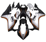 Honda CBR1000RR Fairings (2017-2025) Black, Silver, Orange at KingsMotorcycleFairings.com