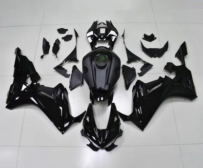 Honda CBR1000RR Fairings (2017-2025) Gloss Black, Matte Black at KingsMotorcycleFairings.com