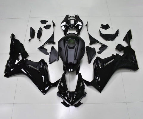 Honda CBR1000RR Fairings (2017-2025) Gloss Black, Matte Black at KingsMotorcycleFairings.com