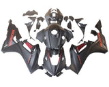 Honda CBR1000RR Fairings (2017-2025) Matte Black, Red at KingsMotorcycleFairings.com